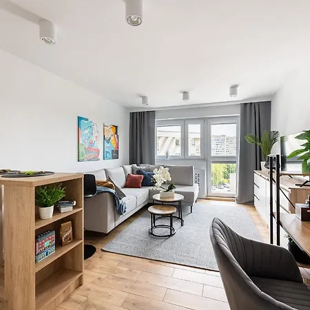 Wrzeciono 12 - Piekny Apartament Obok Szpitala Bielanskiego Oraz Awf, Bezplatna Strefa Parkowania - 400m Do Stacji Metra - Good *